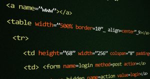 Ekranda HTML kod satırları